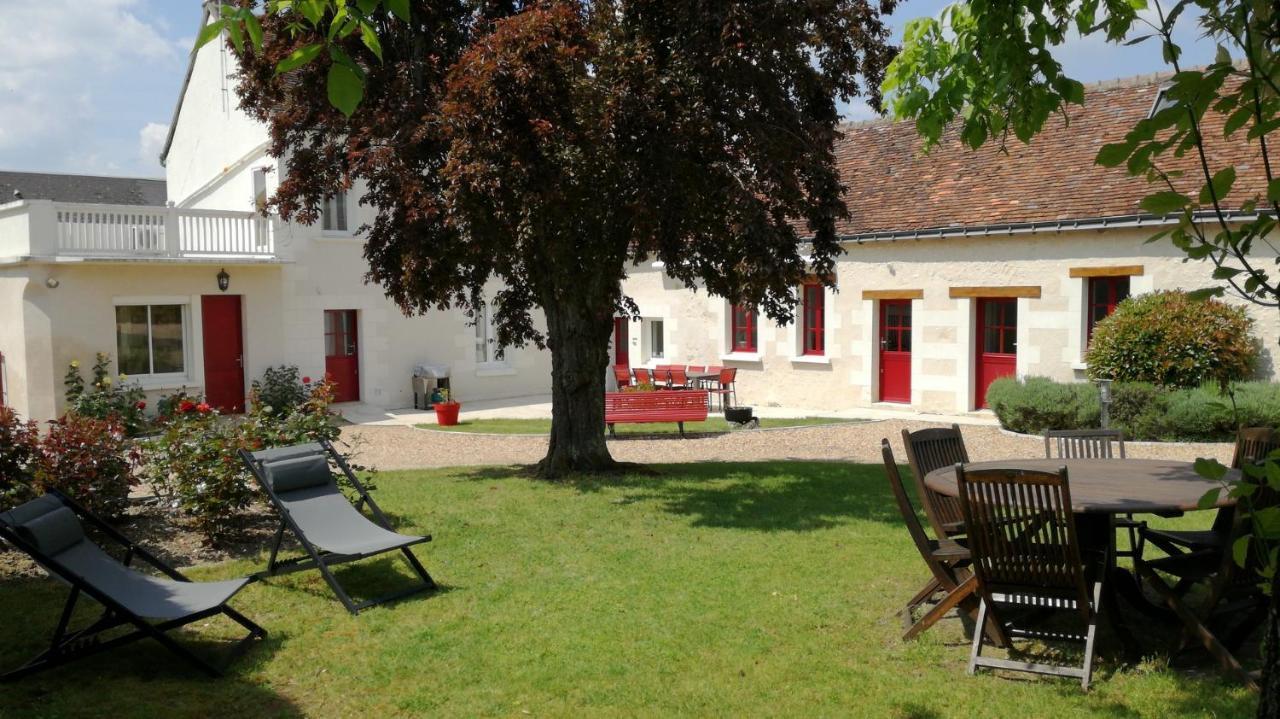 ลา โอต ทราแวร์วิแยร์ Bed & Breakfast Francueil ภายนอก รูปภาพ