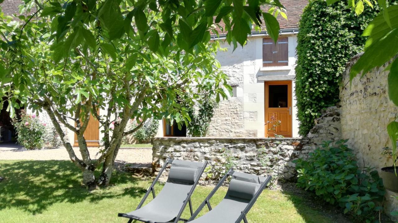 ลา โอต ทราแวร์วิแยร์ Bed & Breakfast Francueil ภายนอก รูปภาพ