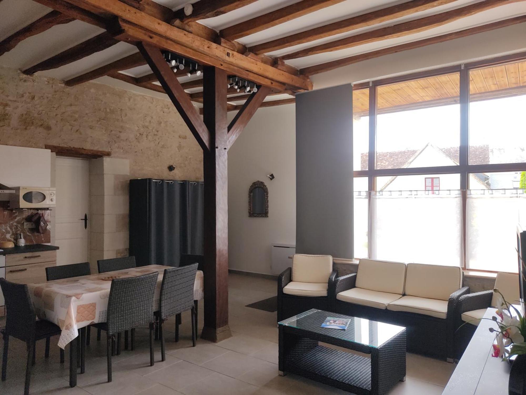 ลา โอต ทราแวร์วิแยร์ Bed & Breakfast Francueil ภายนอก รูปภาพ