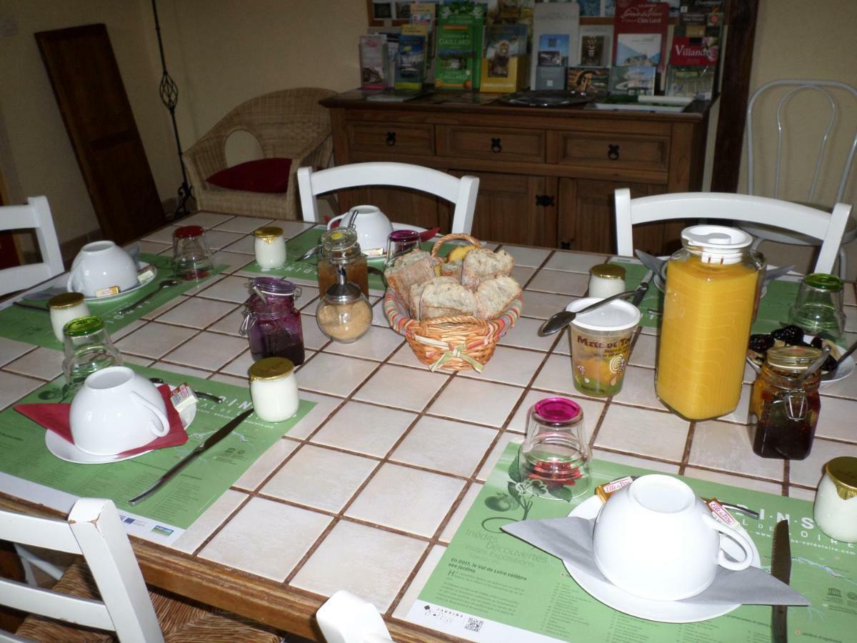ลา โอต ทราแวร์วิแยร์ Bed & Breakfast Francueil ภายนอก รูปภาพ